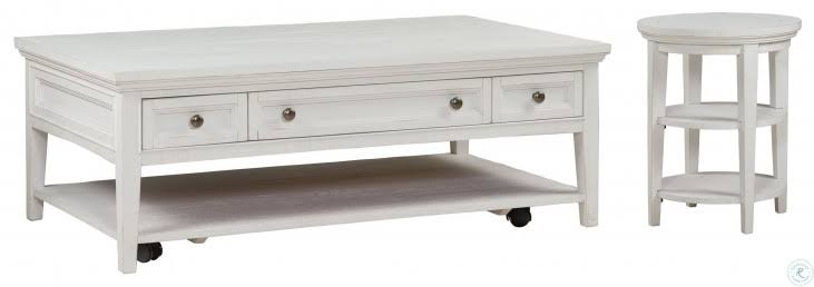 Chalk White Castered Cocktail Table D230