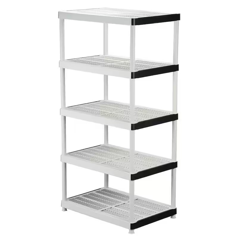 5-Tier Plastic Storage Shelving Unit M14423