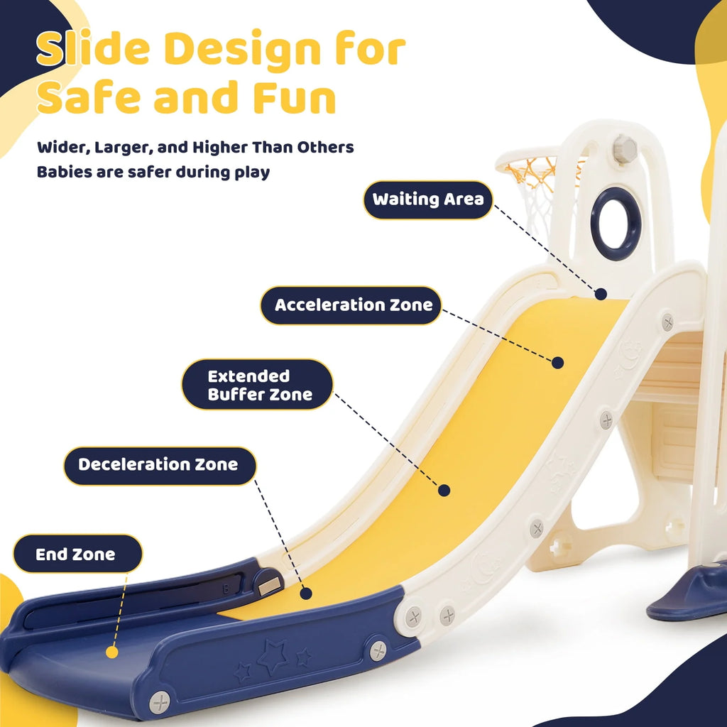 4 in 1 Toddler Slide and Swing Set Y45164
