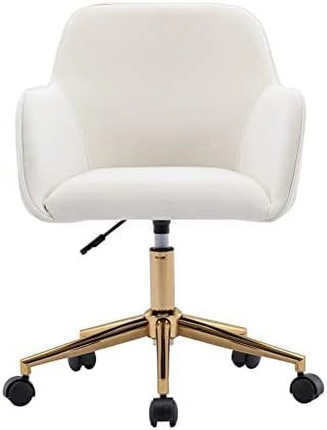 Yellow Velvet Adjustable Height Office Chair B11111