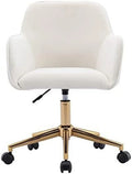 Yellow Velvet Adjustable Height Office Chair B11111