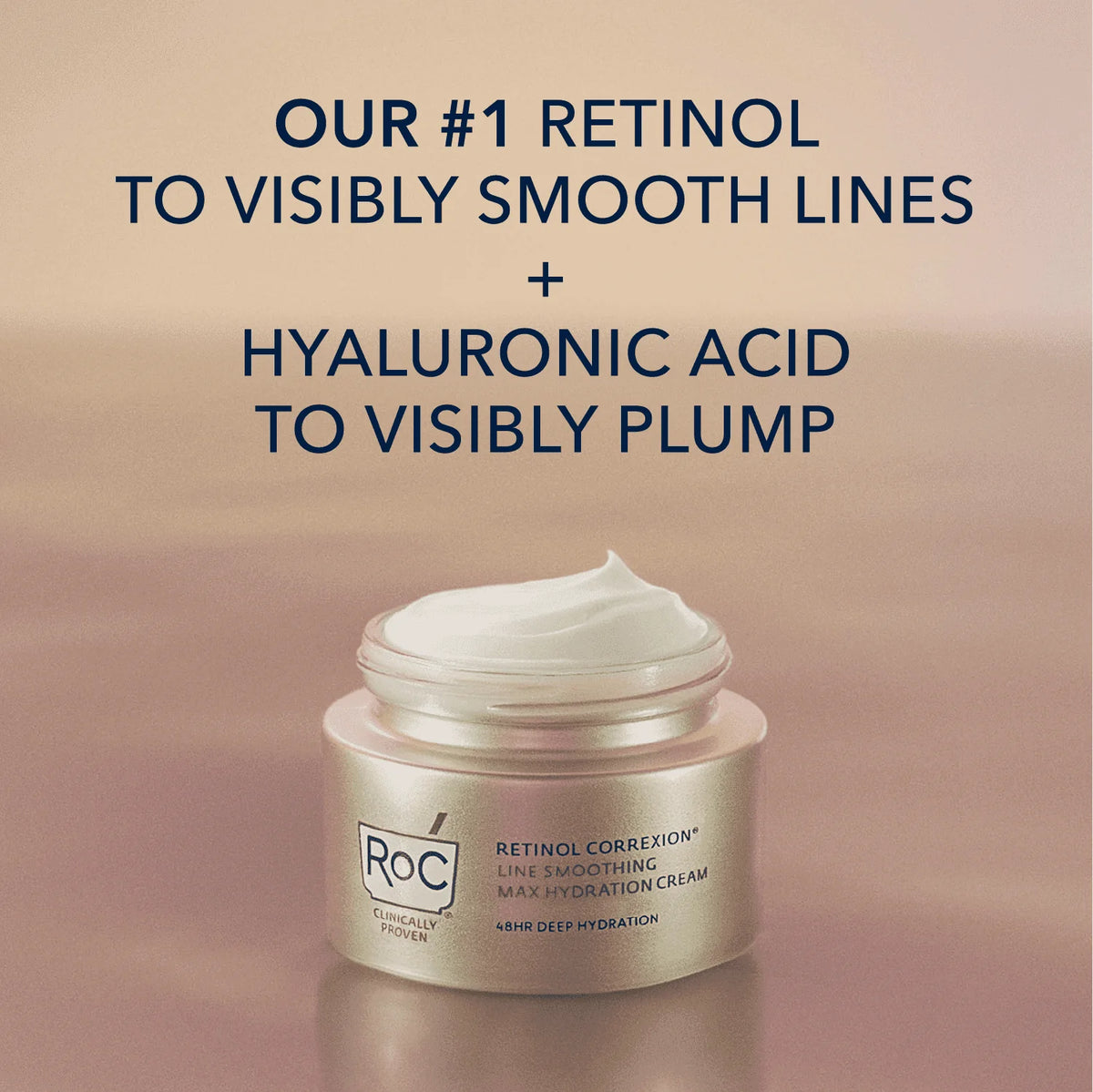 Retinol Face Cream with Hyaluronic Acid, 1.7 oz W606440