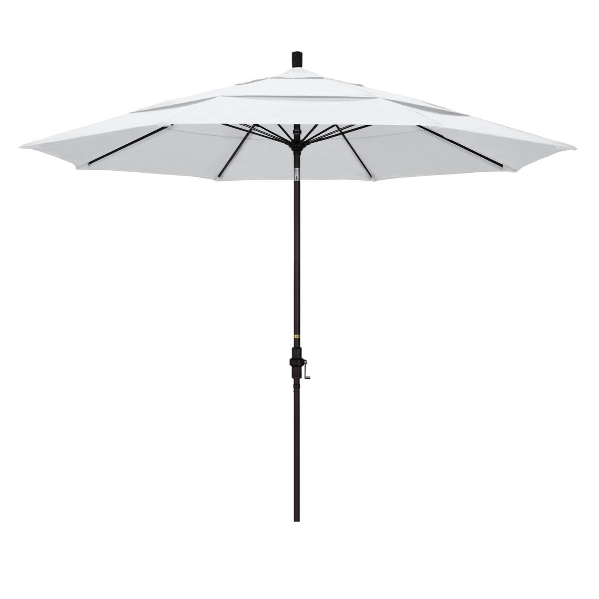 11 ft. Aluminum Patio Umbrella White V101