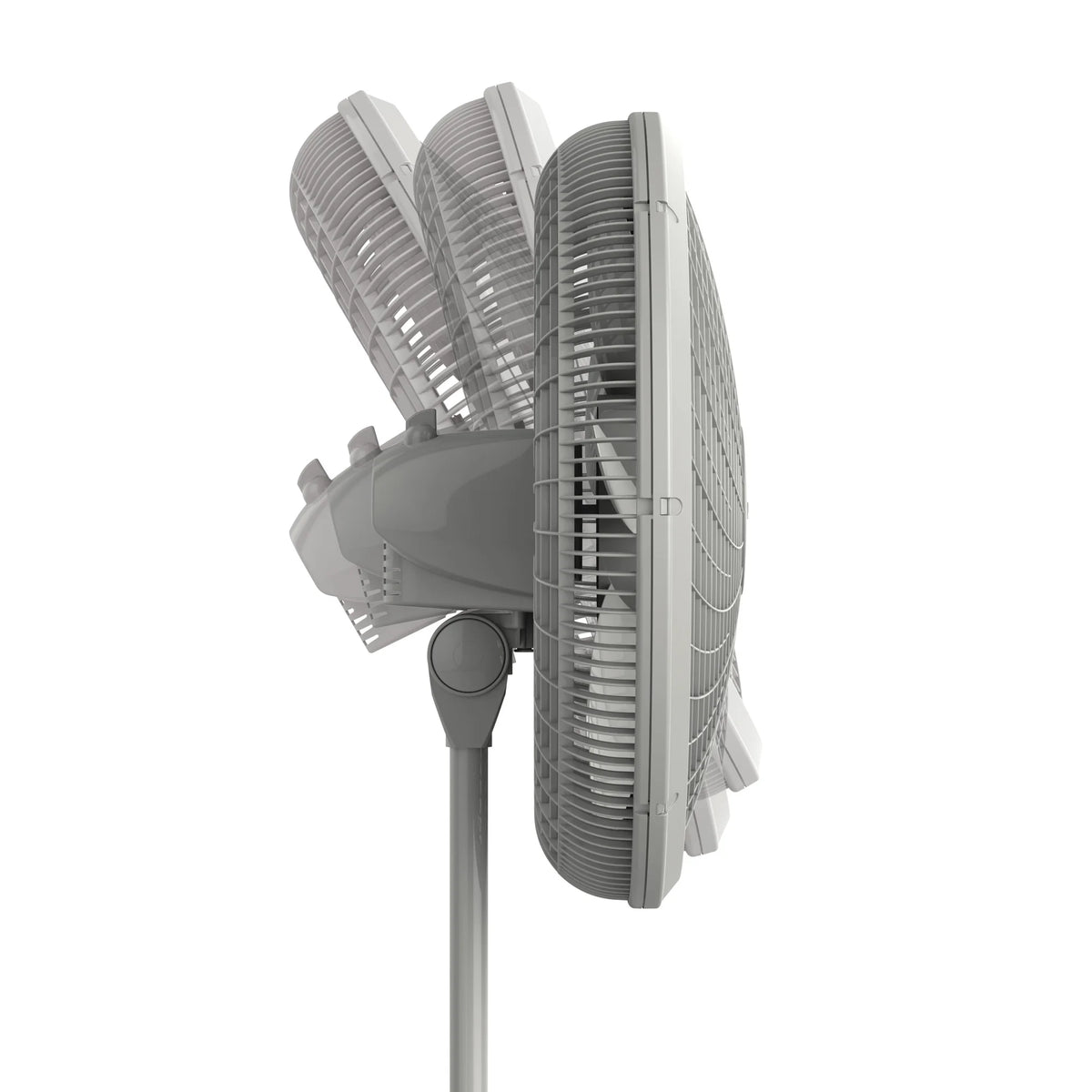 Adjustable Pedestal Fan, 3 Speeds, Gray D736249