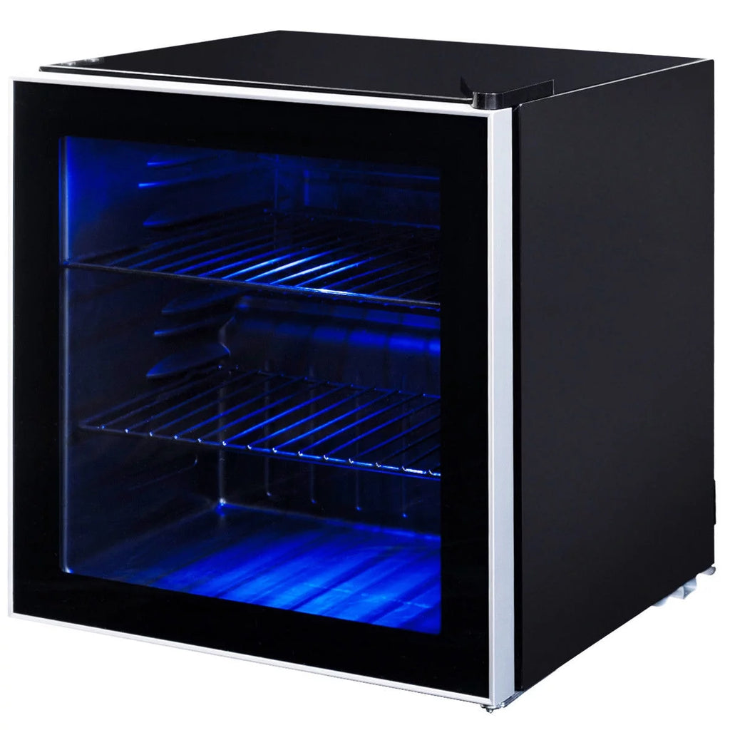 60 Can Beverage Refrigerator Cooler Glass Door V412105