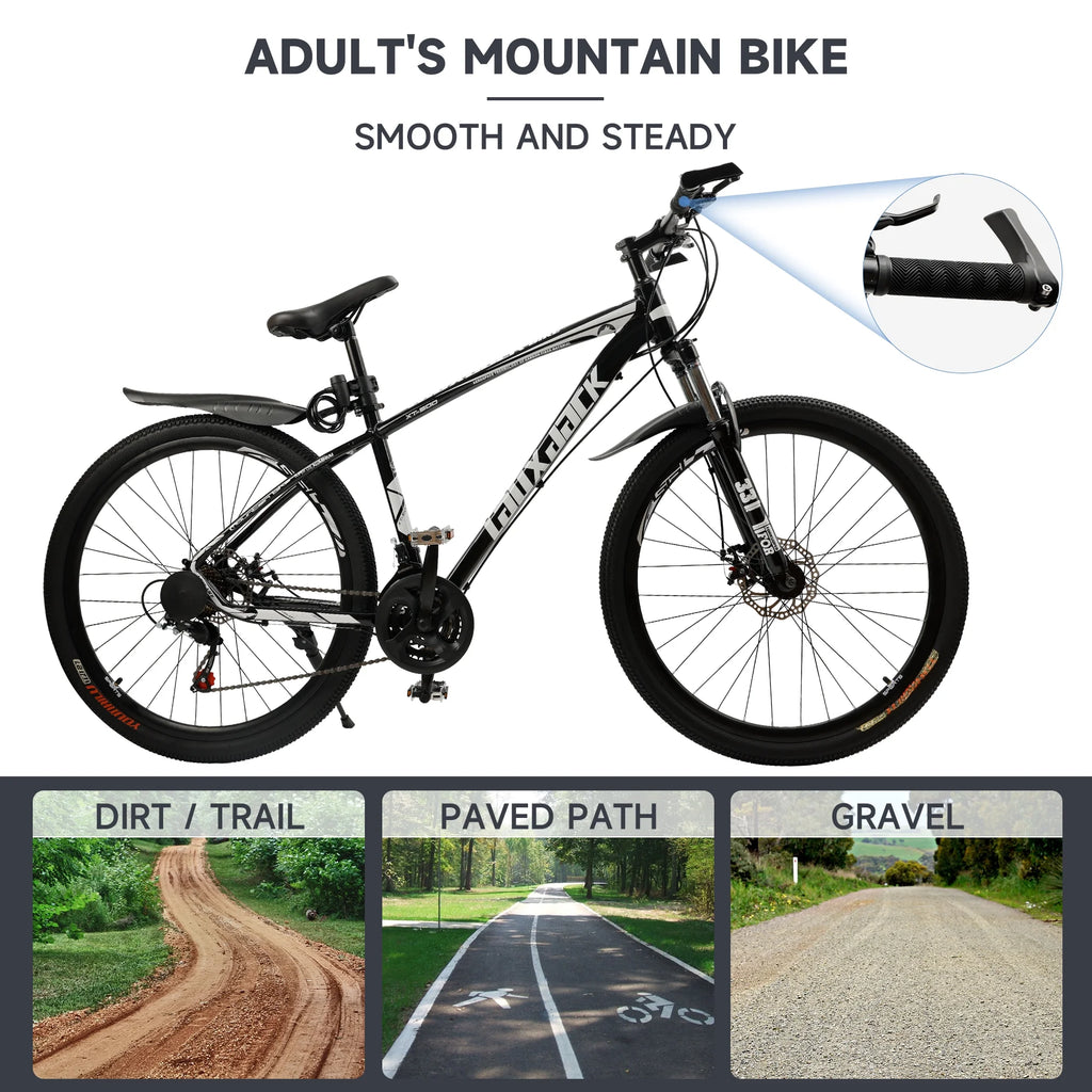 Full Suspension 21 Speed 27.5 inch Dual Disc Brake Mountain Bike G791688