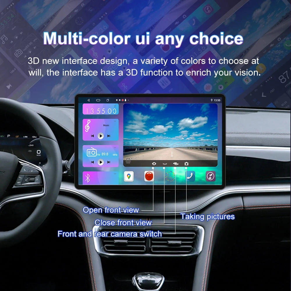 Android 12 Car Radio Stereo with Apple CarPlay Android Auto T84153