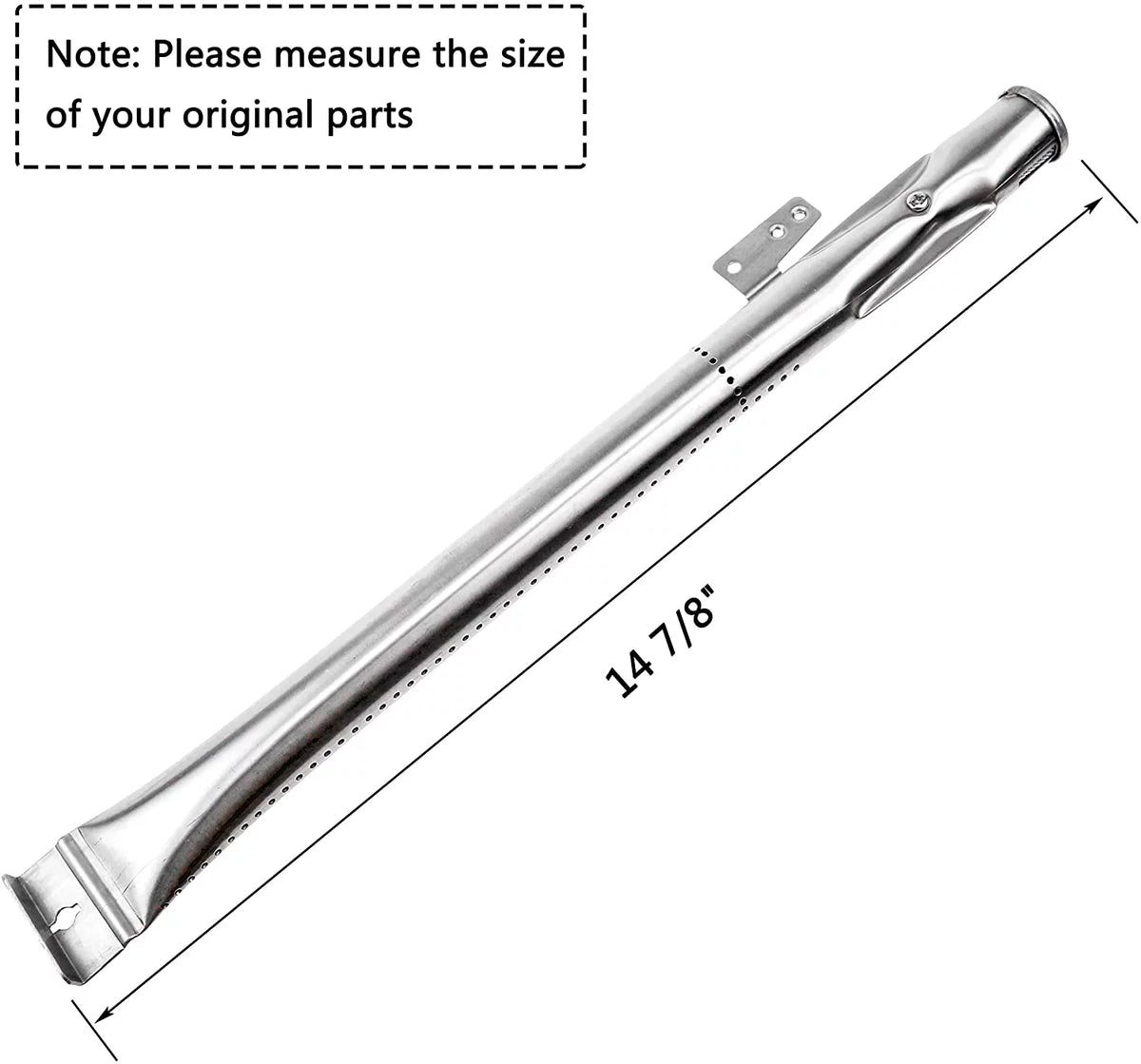 Stainless Steel Tube Burner 14 7/8 inch Set of 4 H631377