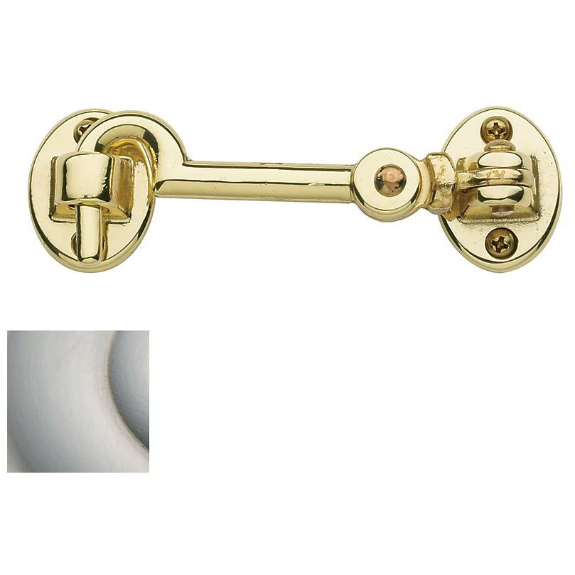 3-1/2 inch Swivel Cabin Door Hook Satin Nickel C34436