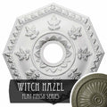 18x22OD x 3 1/2x22ID x 1 1/2x22P Hand-Painted Ceiling Medallion Y4622