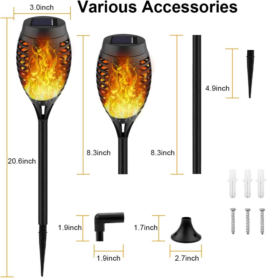 10 Pack Waterproof Solar Outdoor Lights Q892700