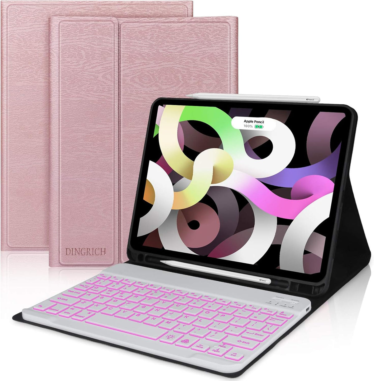 iPad Air 5th Generation 10.9-inch Case with Keyboard, Silver H7658