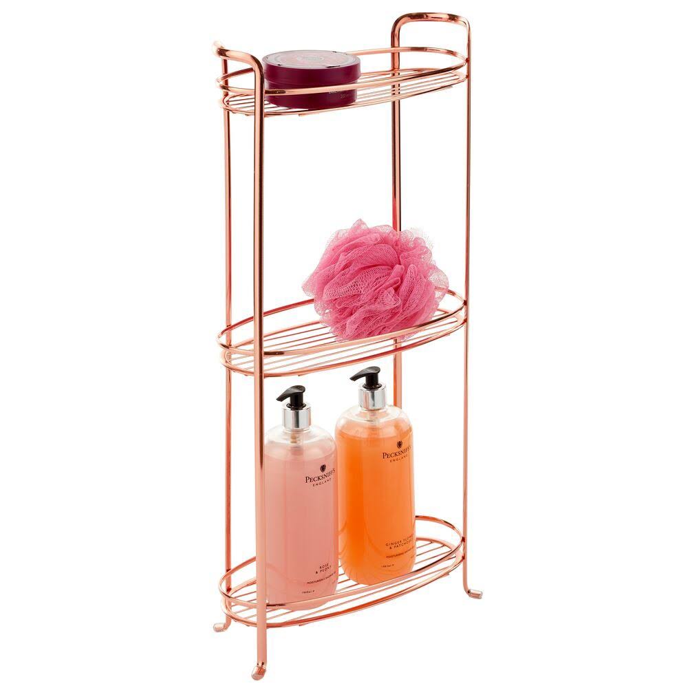 3 Tier Metal Bathroom Shelving Unit with 3 Basket Bins U536524