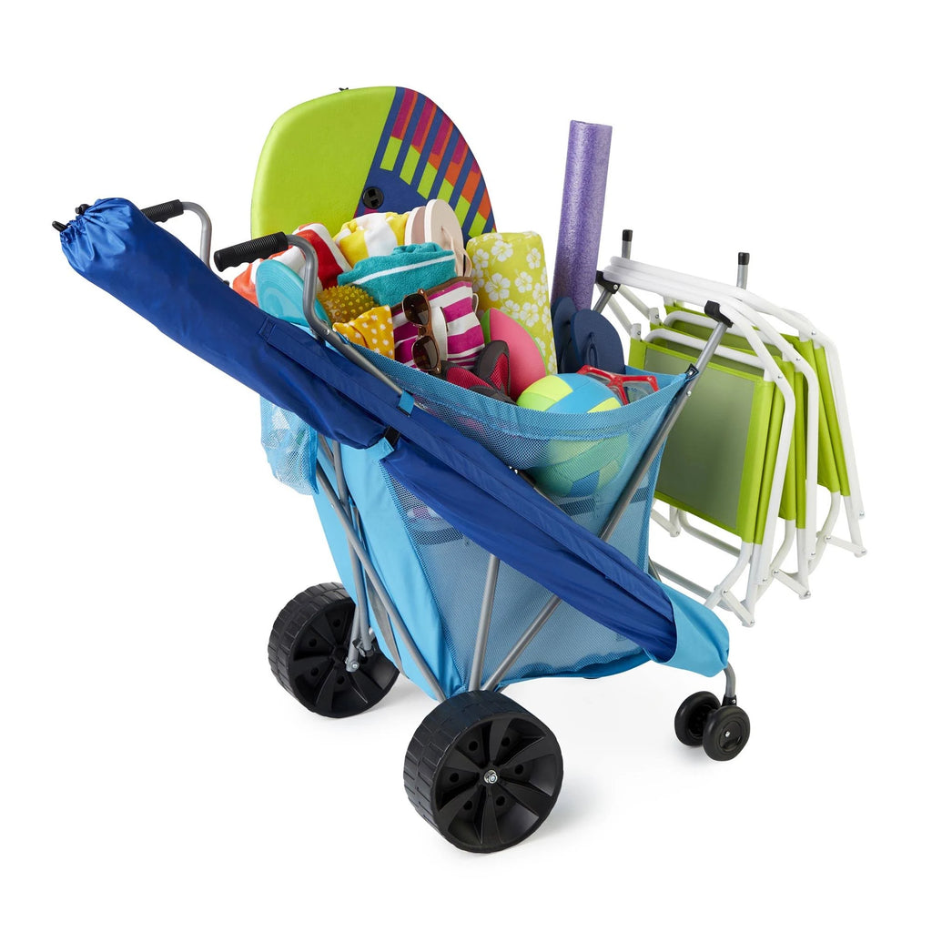 Blue Collapsible Garden Cart P3234