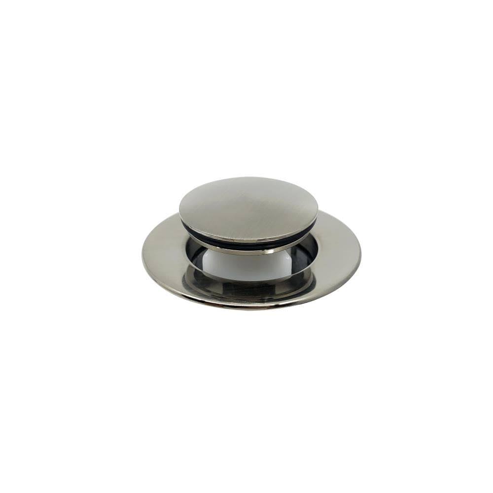 Single Hole Single-Handle Bathroom Faucet with Drain Assembly in Satin Nickel A526