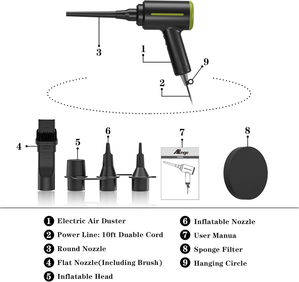 2 in 1 Compressed Air Duster C9833