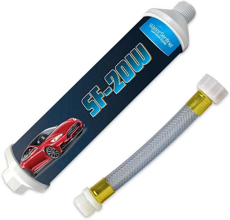 Inline Deionized Water Garden Hose Filter & Extension Adapter (2-Pack) I88363