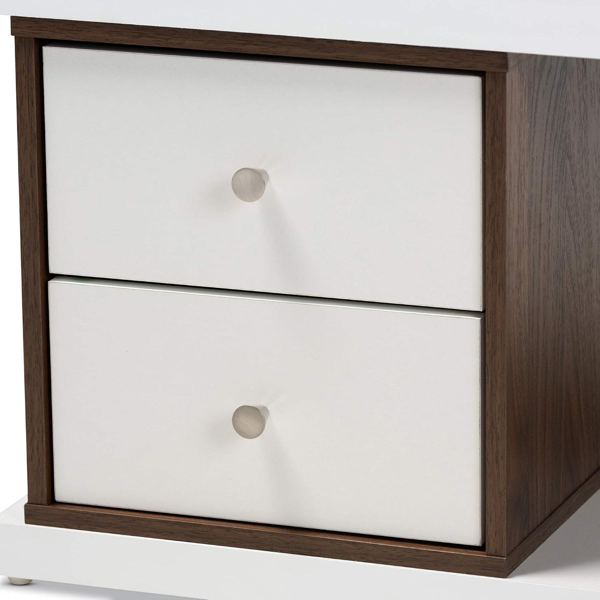White Walnut Bookcase A8807
