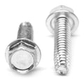1/4-20 x 3 Coarse Thread Hex Washer Head Screw Zinc Plated X32753