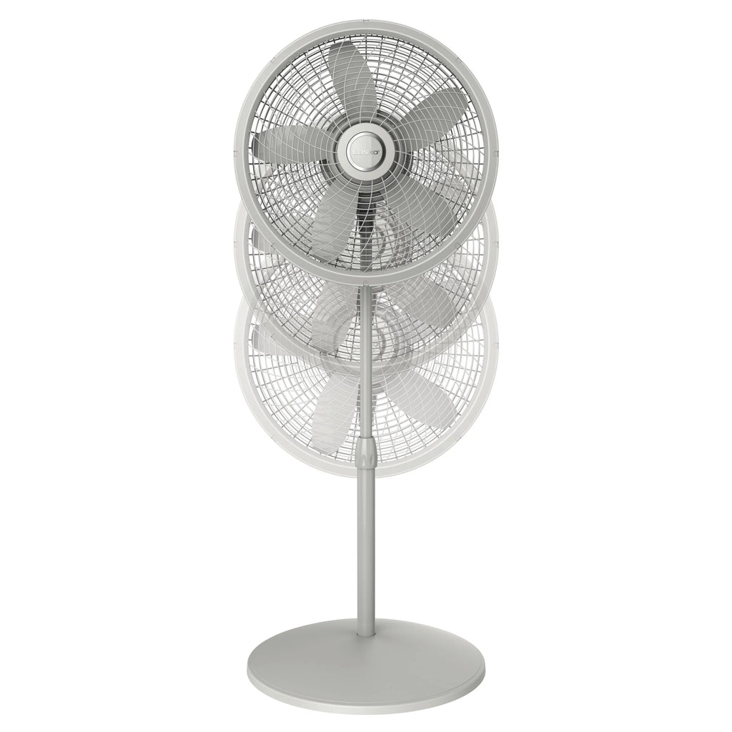 Adjustable Pedestal Fan, 3 Speeds, Gray D736249