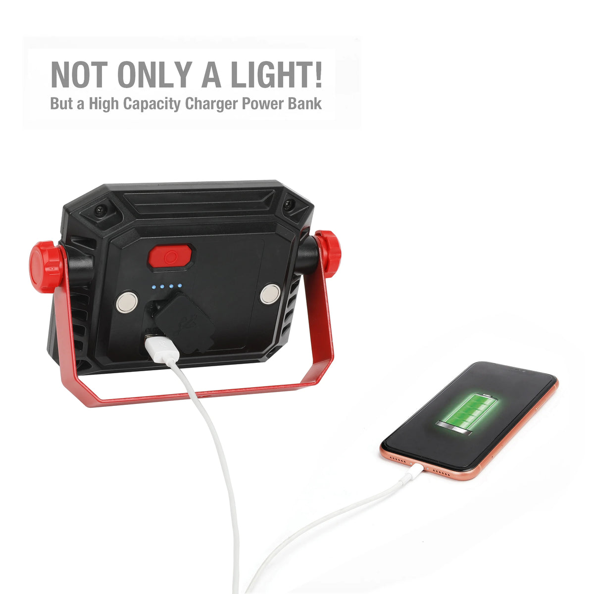 10W LED 1000 Lumen Rechargeable Handheld Portable Work Light F823845