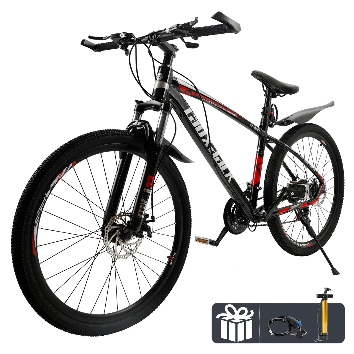 Full Suspension 21 Speed 27.5 inch Dual Disc Brake Mountain Bike G791688