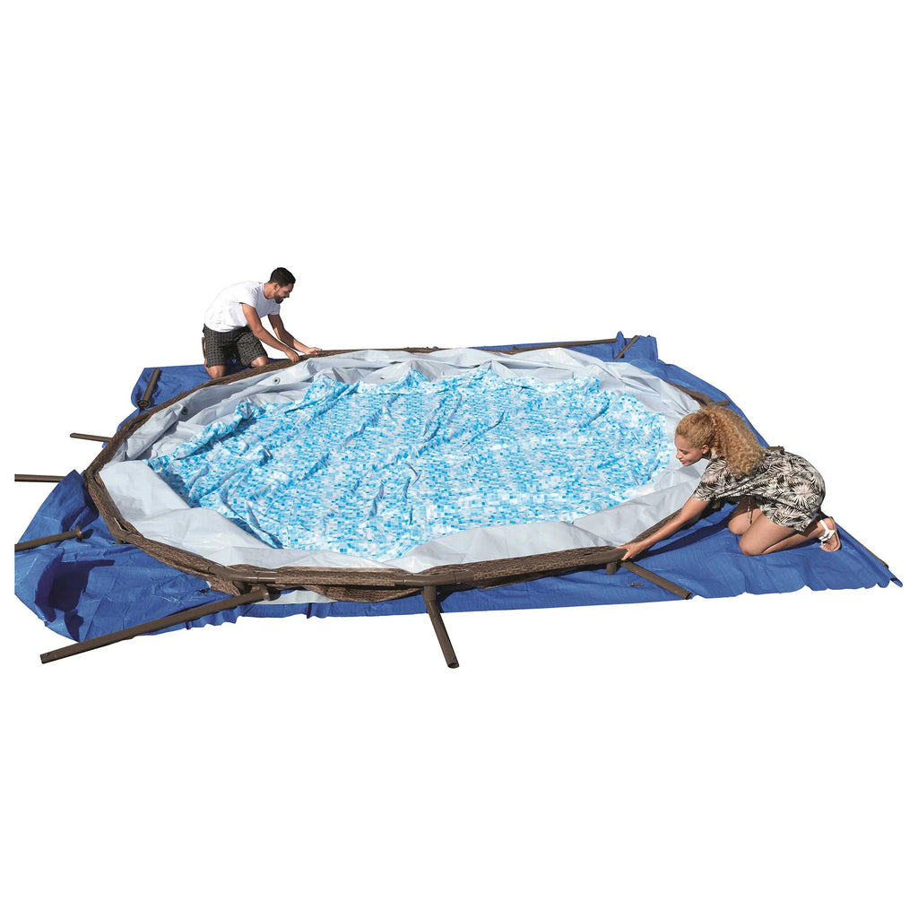 16ft x 48in Round Frame Above Ground Pool Set Z732656