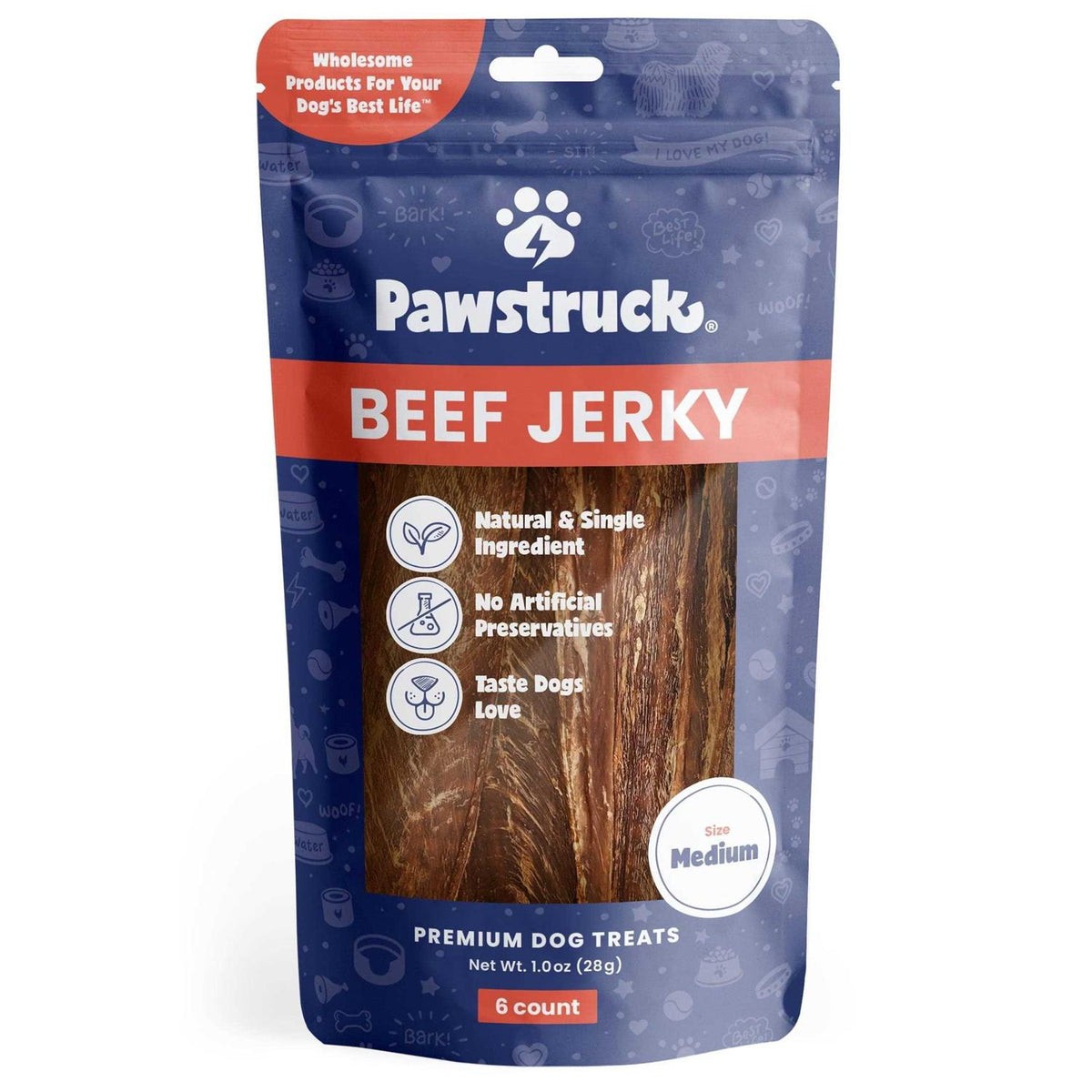 Natural Beef Jerky Dog Chew Treats Z376717