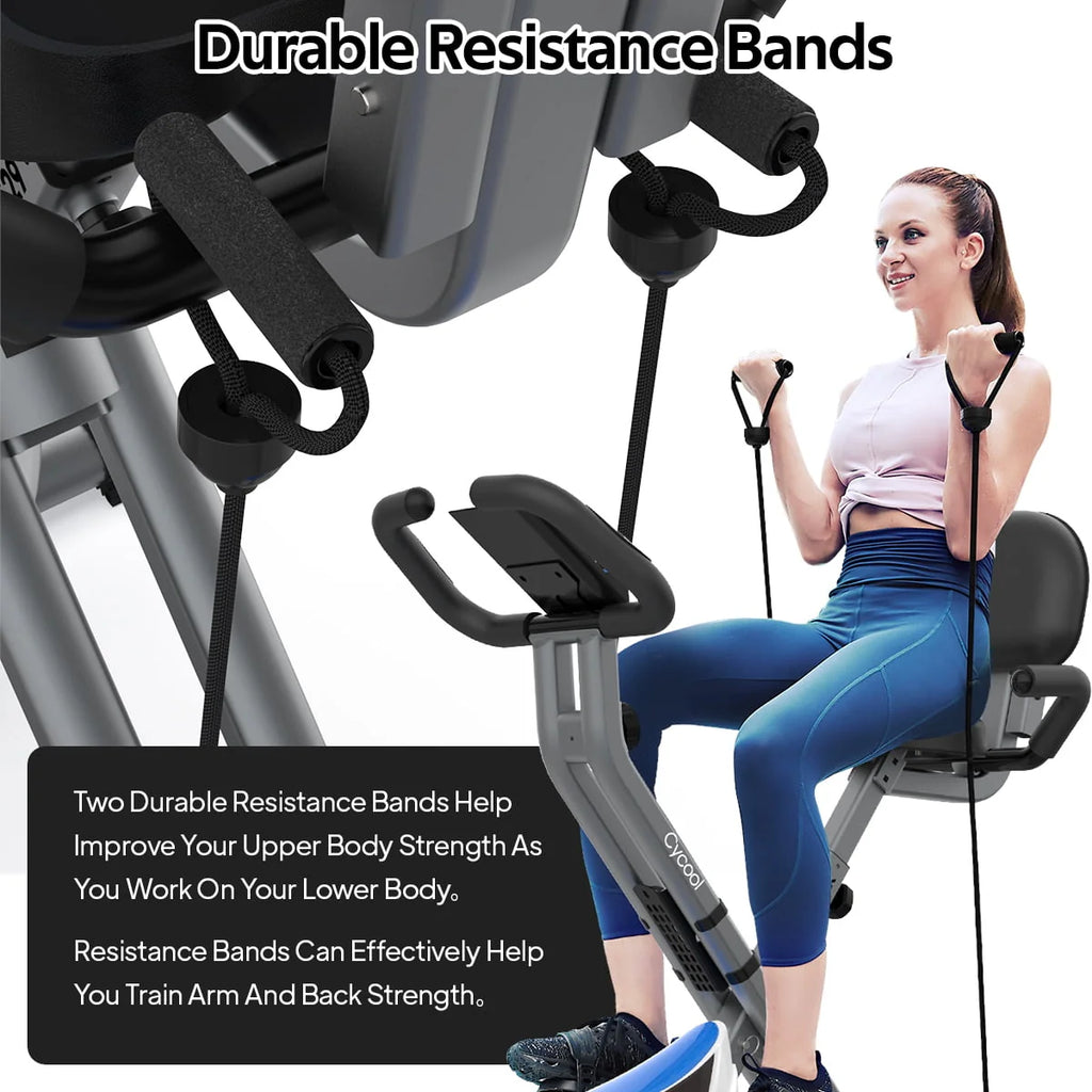 Folding Exercise Bike Indoor Cycling Bike G2931