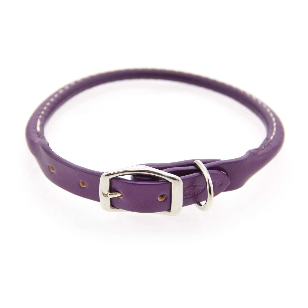 Leather Rolled Dog Collar N34934