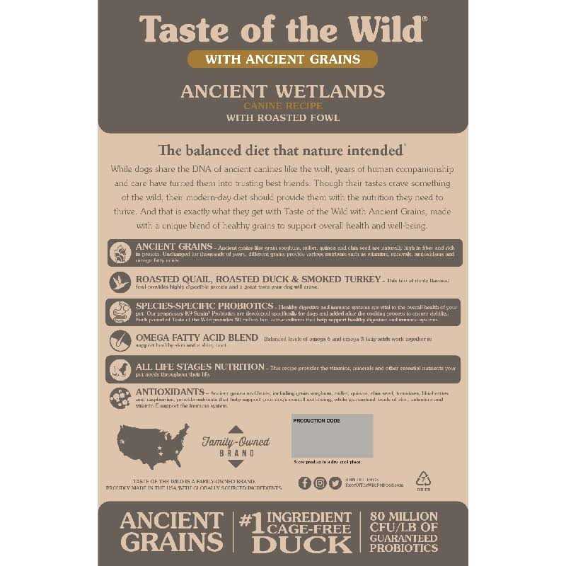 Ancient Grains Dry Dog Food E8315