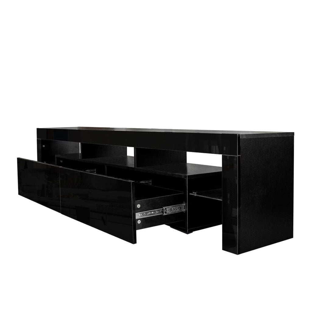 Black Modern LED TV Stand up to 80'' C365630
