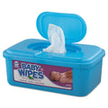 Unscented Baby Wipes, 12 tubs, 80 sheets each Y298