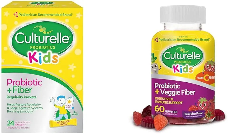 Kids Probiotic Packets 24 Count & Probiotic Gummies 60 Count A4731
