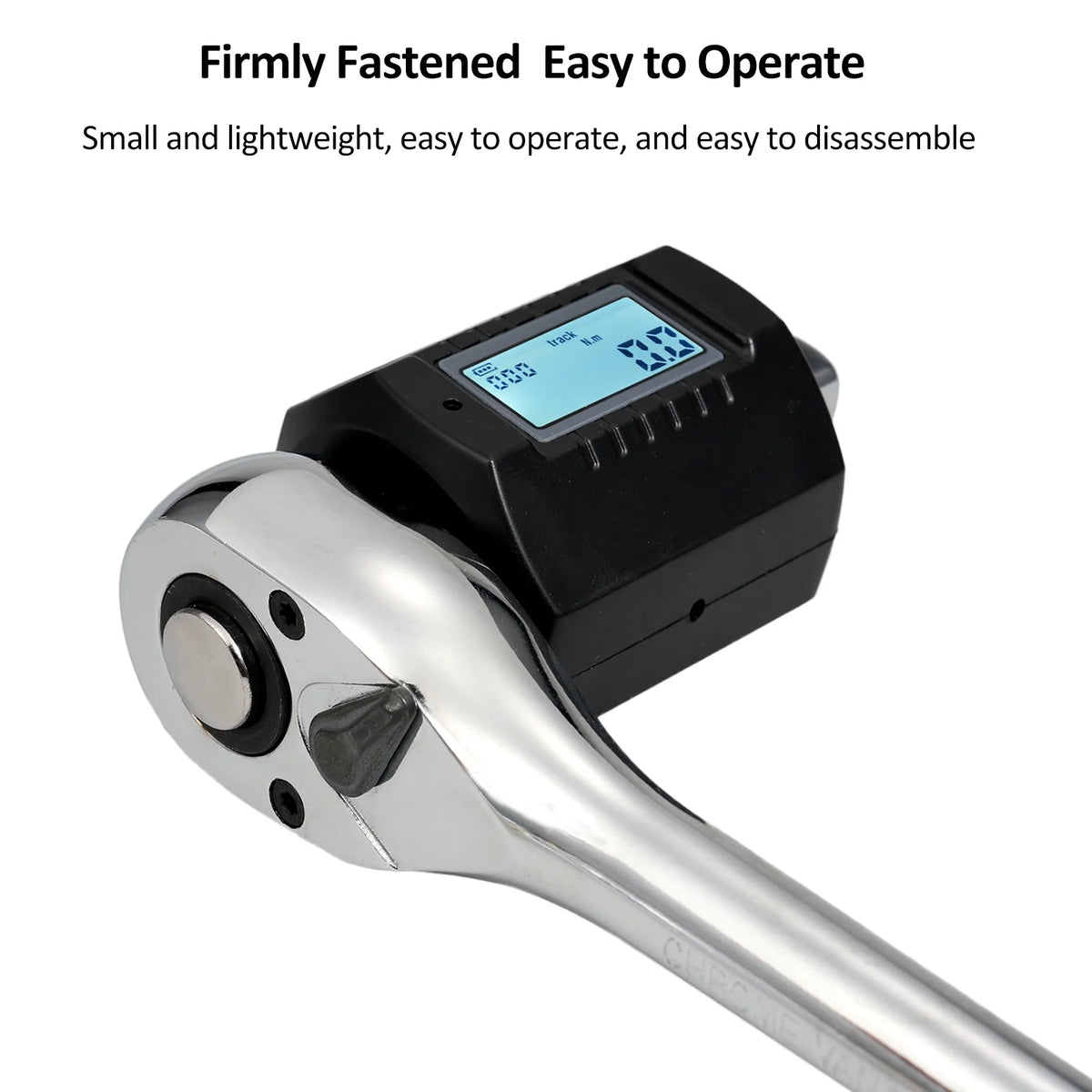 1/2'' Drive Torque Gauge with Backlit Display and Ratchet Wrench V299