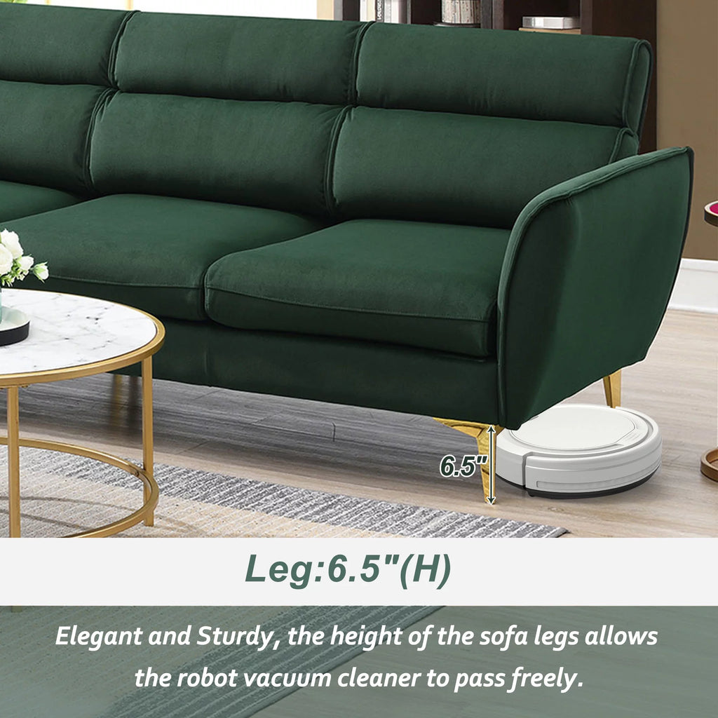 111" L Shape Recliner Sectional Sofa I891501