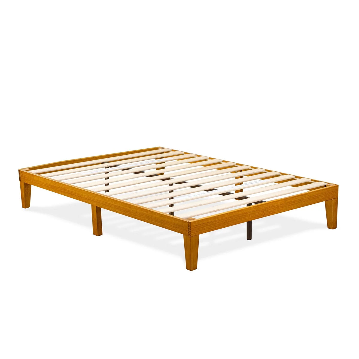 Full Platform Bed in Rustic Oak F116759