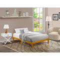 Full Platform Bed in Rustic Oak F116759