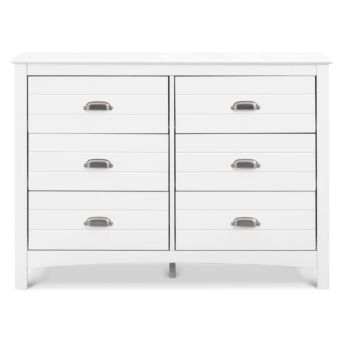 White 6-Drawer Dresser A1136