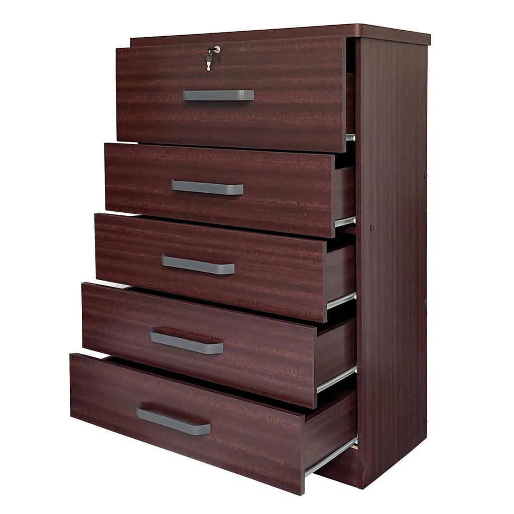 5 Drawer Mahogany Chest of Drawers T875065