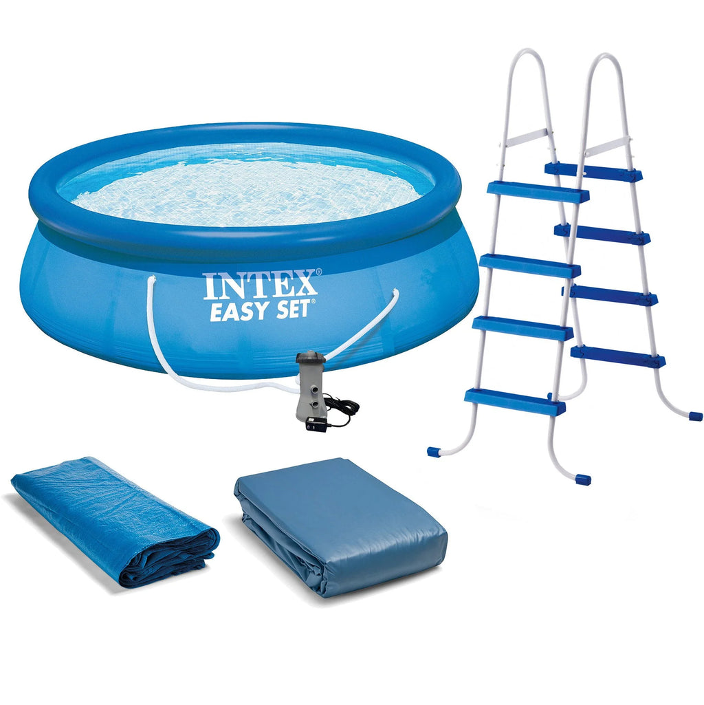 15 x 48 Inflatable Pool with Ladder and Pump C88366