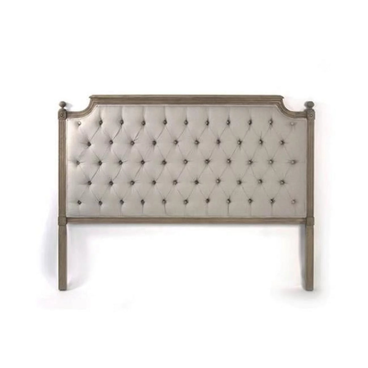 Queen Tufted Linen Headboard I427
