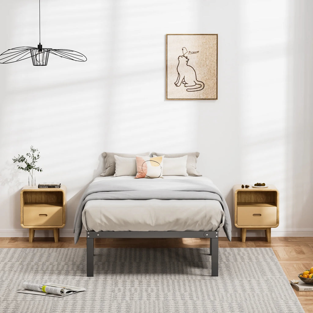 King Metal Platform Bed Frame Q712605