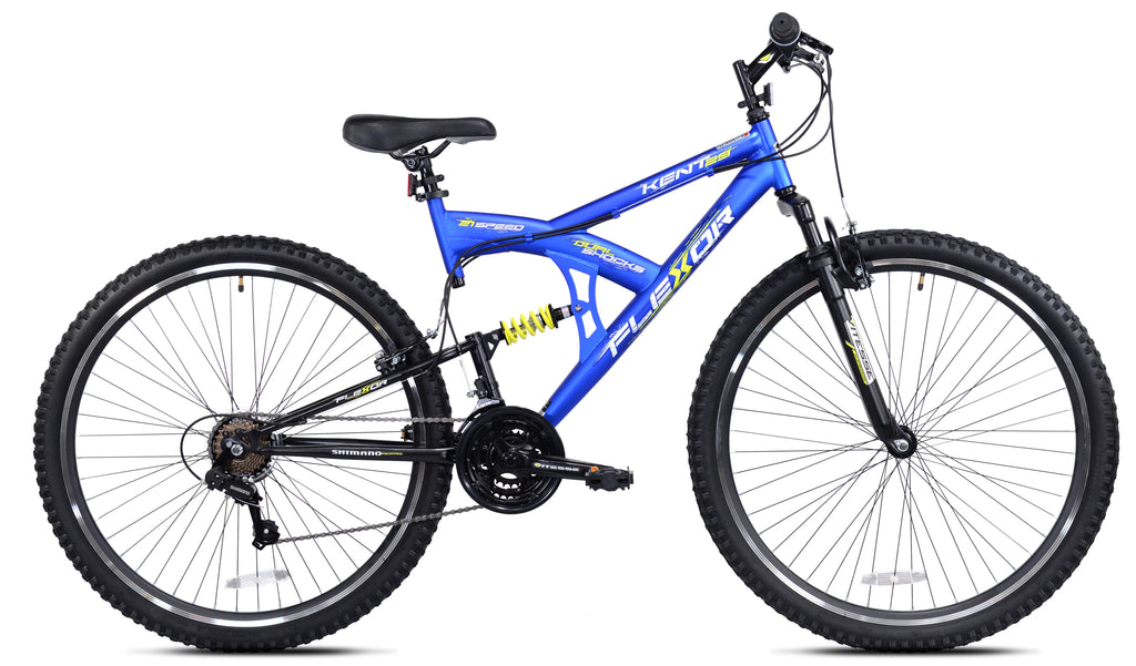 Blue 29 in. Dual Suspension Mountain Bike K437