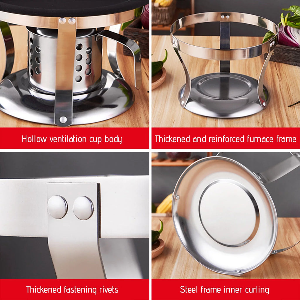 Stainless Steel Non-Stick Grill Pan J278