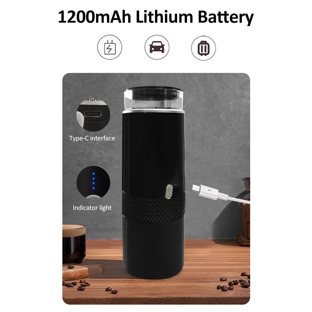 Portable Wireless Electric Espresso Machine 170mL J373807