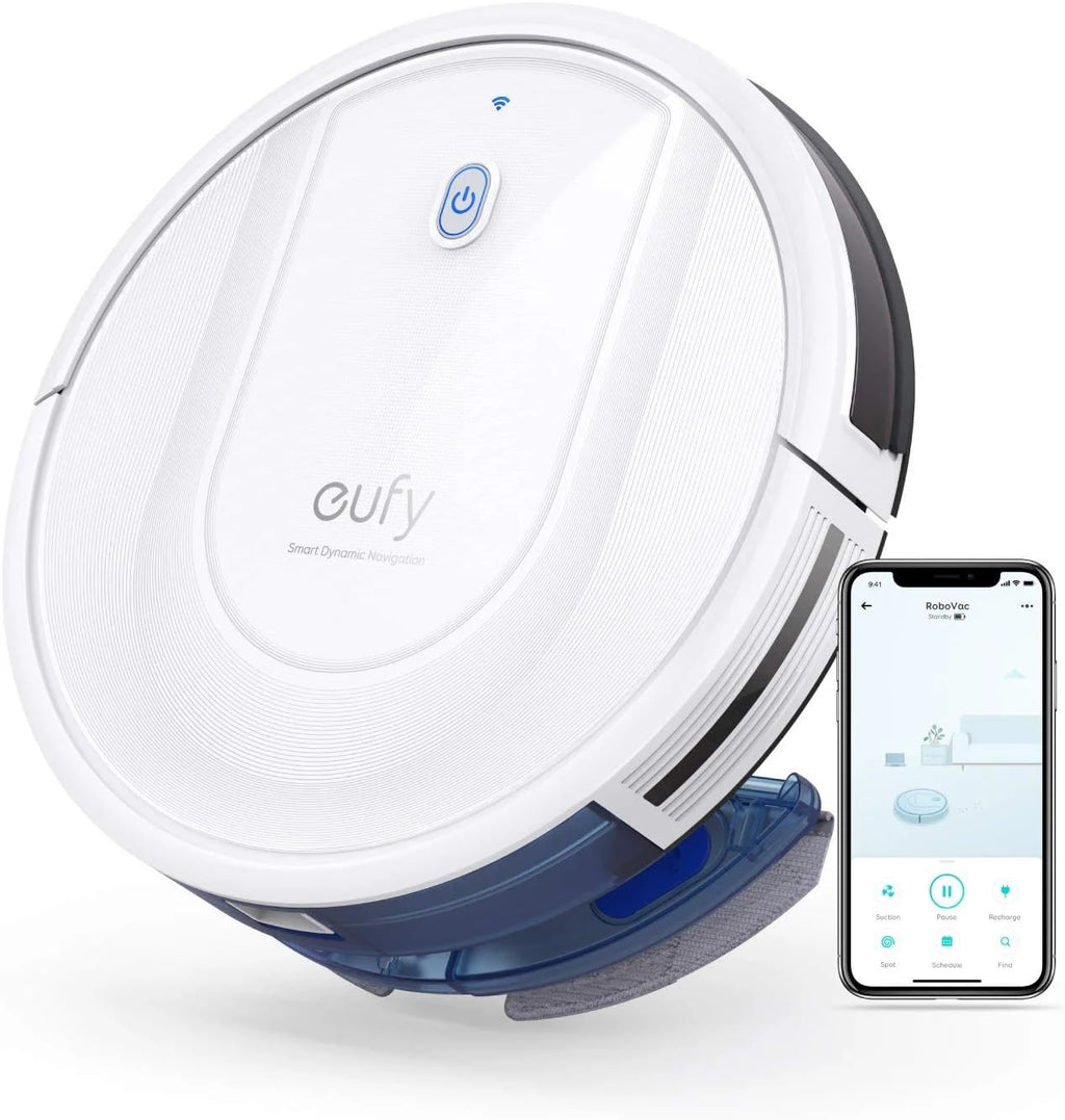 Robotic Vacuum Cleaner 2-in-1 Sweep, mop -WHITE I3944