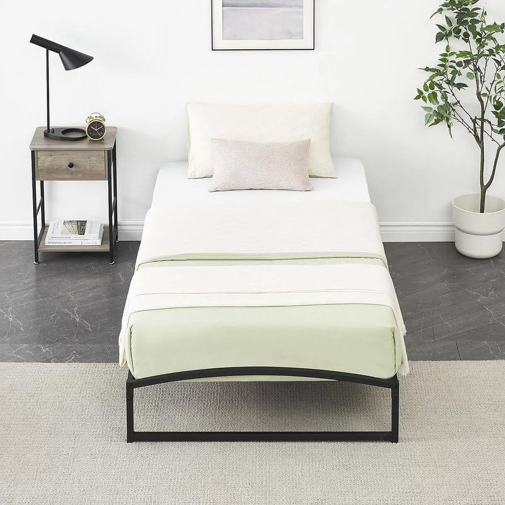 10 Inch Metal Twin Size Platform Bed Frame Y40963