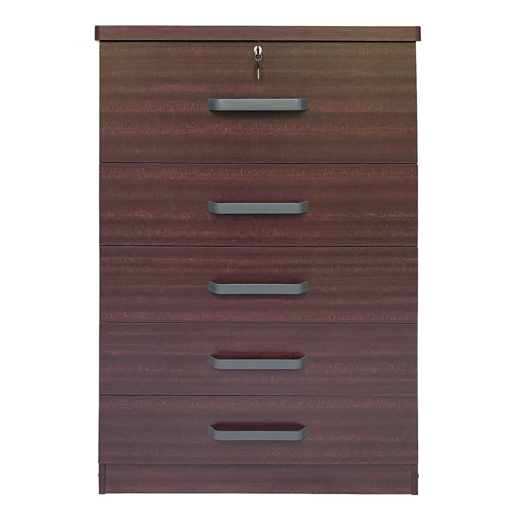 5 Drawer Mahogany Chest of Drawers T875065