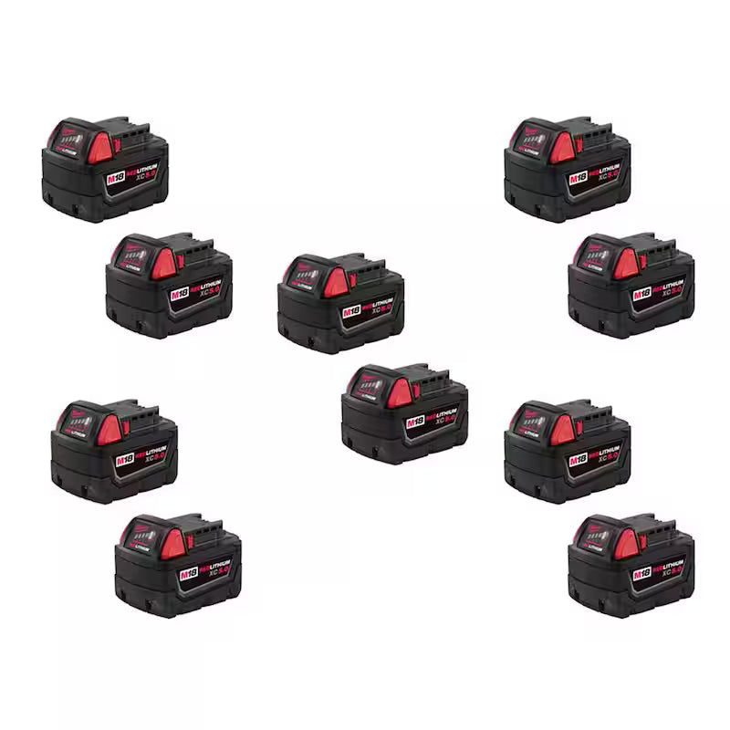18V Lithium-Ion 5.0Ah Battery Pack 10-Pack V77456